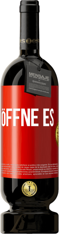 49,95 € Kostenloser Versand | Rotwein Premium Ausgabe MBS® Reserve Öffne es Rote Markierung. Anpassbares Etikett Reserve 12 Monate Ernte 2016 Tempranillo