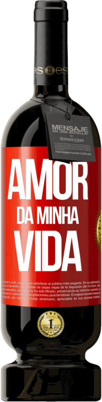 49,95 € Envio grátis | Vinho tinto Edição Premium MBS® Reserva Amor da minha vida Etiqueta Vermelha. Etiqueta personalizável Reserva 12 Meses Colheita 2015 Tempranillo