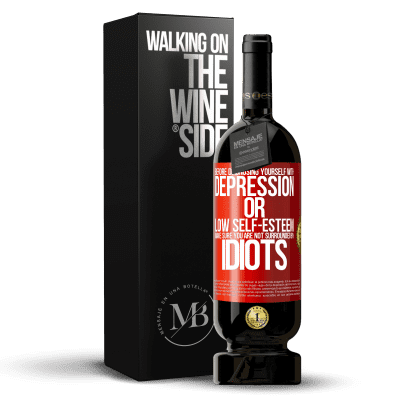 «Before diagnosing yourself with depression or low self-esteem, make sure you are not surrounded by idiots» Premium Edition MBS® Reserve