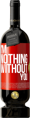 49,95 € 送料無料 | 赤ワイン プレミアム版 MBS® 予約する あなたなしでは私は何もない 赤いタグ. カスタマイズ可能なラベル 予約する 12 月 収穫 2016 Tempranillo