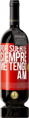 49,95 € Envío gratis | Vino Tinto Edición Premium MBS® Reserva Por suerte siempre me tengo a mí Etiqueta Roja. Etiqueta personalizable Reserva 12 Meses Cosecha 2016 Tempranillo