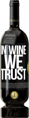 49,95 € Spedizione Gratuita | Vino rosso Edizione Premium MBS® Riserva in wine we trust Etichetta Nera. Etichetta personalizzabile Riserva 12 Mesi Raccogliere 2014 Tempranillo