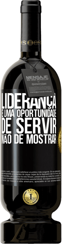 49,95 € Envio grátis | Vinho tinto Edição Premium MBS® Reserva Liderança é uma oportunidade de servir, não de mostrar Etiqueta Preta. Etiqueta personalizável Reserva 12 Meses Colheita 2016 Tempranillo