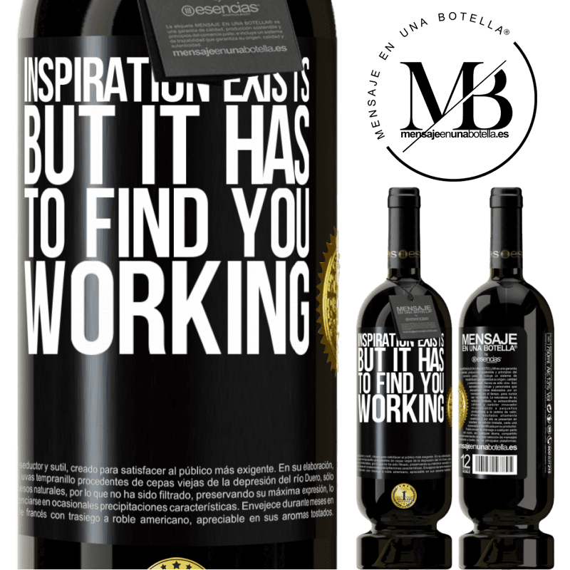 39,95 € Free Shipping | Red Wine Premium Edition MBS® Reserva Inspiration exists, but it has to find you working Black Label. Customizable label Reserva 12 Months Harvest 2015 Tempranillo
