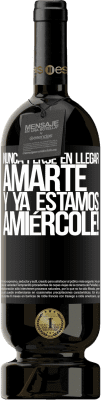 49,95 € Envoi gratuit | Vin rouge Édition Premium MBS® Réserve Je n'ai jamais pensé à t'aimer. Et nous sommes déjà Amiércole! Étiquette Noire. Étiquette personnalisable Réserve 12 Mois Récolte 2014 Tempranillo