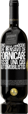 49,95 € Spedizione Gratuita | Vino rosso Edizione Premium MBS® Riserva Sono così innocente che pensavo che fornicare fosse una casa automobilistica Etichetta Nera. Etichetta personalizzabile Riserva 12 Mesi Raccogliere 2015 Tempranillo