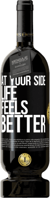 49,95 € Free Shipping | Red Wine Premium Edition MBS® Reserve At your side life feels better Black Label. Customizable label Reserve 12 Months Harvest 2015 Tempranillo