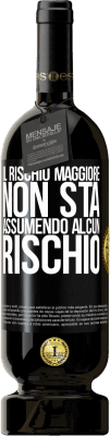 49,95 € Spedizione Gratuita | Vino rosso Edizione Premium MBS® Riserva Il rischio maggiore non sta assumendo alcun rischio Etichetta Nera. Etichetta personalizzabile Riserva 12 Mesi Raccogliere 2015 Tempranillo