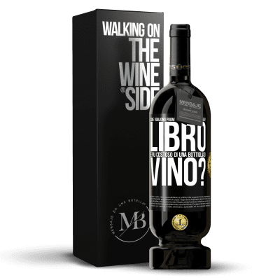 «Come vogliono promuovere l'istruzione se un libro è più costoso di una bottiglia di vino» Edizione Premium MBS® Riserva