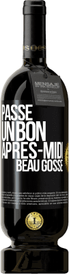 49,95 € Envoi gratuit | Vin rouge Édition Premium MBS® Réserve Passe un bon après-midi, beau gosse Étiquette Noire. Étiquette personnalisable Réserve 12 Mois Récolte 2015 Tempranillo