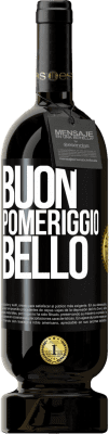 49,95 € Spedizione Gratuita | Vino rosso Edizione Premium MBS® Riserva Buon pomeriggio, bello Etichetta Nera. Etichetta personalizzabile Riserva 12 Mesi Raccogliere 2015 Tempranillo