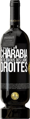 49,95 € Envoi gratuit | Vin rouge Édition Premium MBS® Réserve La vie est un charabia, méfiez-vous des lignes droites Étiquette Noire. Étiquette personnalisable Réserve 12 Mois Récolte 2016 Tempranillo