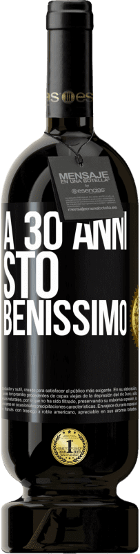 49,95 € Spedizione Gratuita | Vino rosso Edizione Premium MBS® Riserva A 30 anni, sto benissimo Etichetta Nera. Etichetta personalizzabile Riserva 12 Mesi Raccogliere 2015 Tempranillo