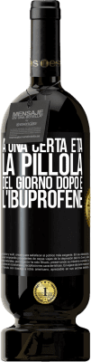 49,95 € Spedizione Gratuita | Vino rosso Edizione Premium MBS® Riserva A una certa età, la pillola del giorno dopo è l'ibuprofene Etichetta Nera. Etichetta personalizzabile Riserva 12 Mesi Raccogliere 2015 Tempranillo