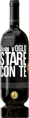 49,95 € Spedizione Gratuita | Vino rosso Edizione Premium MBS® Riserva Oggi voglio stare con te Etichetta Nera. Etichetta personalizzabile Riserva 12 Mesi Raccogliere 2016 Tempranillo