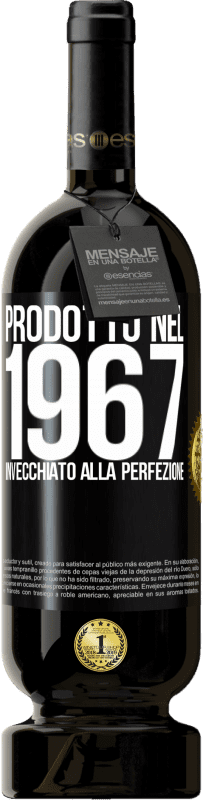 49,95 € Spedizione Gratuita | Vino rosso Edizione Premium MBS® Riserva Prodotto nel 1967. Invecchiato alla perfezione Etichetta Nera. Etichetta personalizzabile Riserva 12 Mesi Raccogliere 2014 Tempranillo