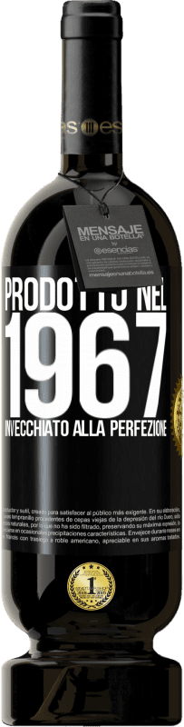 49,95 € Spedizione Gratuita | Vino rosso Edizione Premium MBS® Riserva Prodotto nel 1967. Invecchiato alla perfezione Etichetta Nera. Etichetta personalizzabile Riserva 12 Mesi Raccogliere 2015 Tempranillo