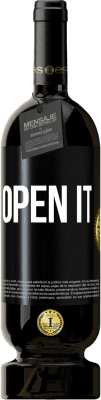 49,95 € Free Shipping | Red Wine Premium Edition MBS® Reserve Open it Black Label. Customizable label Reserve 12 Months Harvest 2016 Tempranillo
