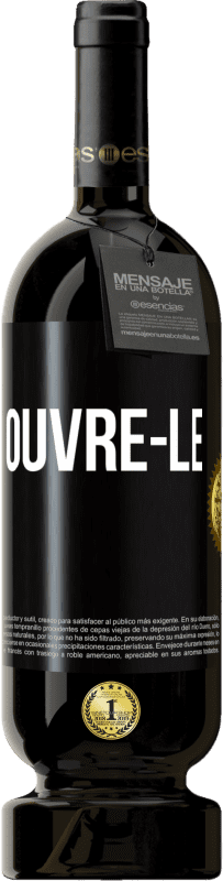49,95 € Envoi gratuit | Vin rouge Édition Premium MBS® Réserve Ouvre-le Étiquette Noire. Étiquette personnalisable Réserve 12 Mois Récolte 2014 Tempranillo