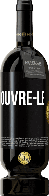 49,95 € Envoi gratuit | Vin rouge Édition Premium MBS® Réserve Ouvre-le Étiquette Noire. Étiquette personnalisable Réserve 12 Mois Récolte 2015 Tempranillo