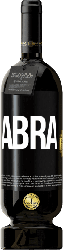 49,95 € Envio grátis | Vinho tinto Edição Premium MBS® Reserva Abra Etiqueta Preta. Etiqueta personalizável Reserva 12 Meses Colheita 2015 Tempranillo