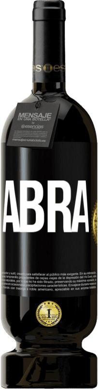 49,95 € Envio grátis | Vinho tinto Edição Premium MBS® Reserva Abra Etiqueta Preta. Etiqueta personalizável Reserva 12 Meses Colheita 2016 Tempranillo