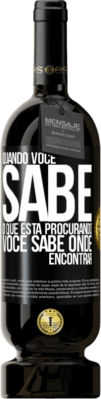 49,95 € Envio grátis | Vinho tinto Edição Premium MBS® Reserva Quando você sabe o que está procurando, você sabe onde encontrar Etiqueta Preta. Etiqueta personalizável Reserva 12 Meses Colheita 2014 Tempranillo