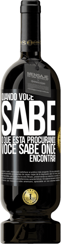 49,95 € Envio grátis | Vinho tinto Edição Premium MBS® Reserva Quando você sabe o que está procurando, você sabe onde encontrar Etiqueta Preta. Etiqueta personalizável Reserva 12 Meses Colheita 2016 Tempranillo