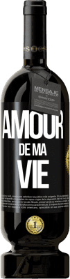 49,95 € Envoi gratuit | Vin rouge Édition Premium MBS® Réserve Amour de ma vie Étiquette Noire. Étiquette personnalisable Réserve 12 Mois Récolte 2016 Tempranillo
