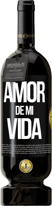 49,95 € Envío gratis | Vino Tinto Edición Premium MBS® Reserva Amor de mi vida Etiqueta Negra. Etiqueta personalizable Reserva 12 Meses Cosecha 2015 Tempranillo