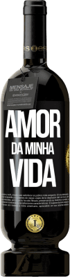 49,95 € Envio grátis | Vinho tinto Edição Premium MBS® Reserva Amor da minha vida Etiqueta Preta. Etiqueta personalizável Reserva 12 Meses Colheita 2014 Tempranillo