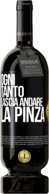 49,95 € Spedizione Gratuita | Vino rosso Edizione Premium MBS® Riserva Ogni tanto lascia andare la pinza Etichetta Nera. Etichetta personalizzabile Riserva 12 Mesi Raccogliere 2014 Tempranillo