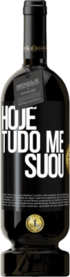 49,95 € Envio grátis | Vinho tinto Edição Premium MBS® Reserva Hoje tudo me suou Etiqueta Preta. Etiqueta personalizável Reserva 12 Meses Colheita 2015 Tempranillo