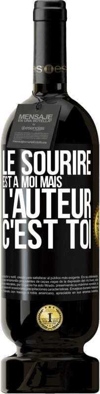 49,95 € Envoi gratuit | Vin rouge Édition Premium MBS® Réserve Le sourire est à moi, mais l'auteur c'est toi Étiquette Noire. Étiquette personnalisable Réserve 12 Mois Récolte 2016 Tempranillo