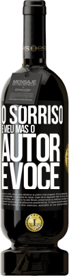49,95 € Envio grátis | Vinho tinto Edição Premium MBS® Reserva O sorriso é meu, mas o autor é você Etiqueta Preta. Etiqueta personalizável Reserva 12 Meses Colheita 2016 Tempranillo