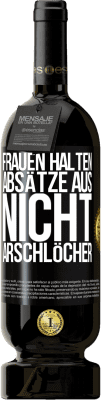 49,95 € Kostenloser Versand | Rotwein Premium Ausgabe MBS® Reserve Frauen halten Absätze aus, nicht Arschlöcher Schwarzes Etikett. Anpassbares Etikett Reserve 12 Monate Ernte 2014 Tempranillo