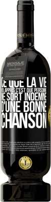 49,95 € Envoi gratuit | Vin rouge Édition Premium MBS® Réserve Ce que la vie m'a appris, c'est que personne ne sort indemne d'une bonne chanson Étiquette Noire. Étiquette personnalisable Réserve 12 Mois Récolte 2016 Tempranillo