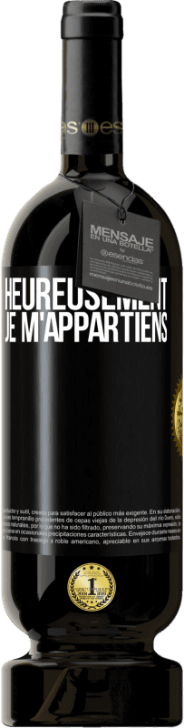 49,95 € Envoi gratuit | Vin rouge Édition Premium MBS® Réserve Heureusement, je m'appartiens Étiquette Noire. Étiquette personnalisable Réserve 12 Mois Récolte 2015 Tempranillo