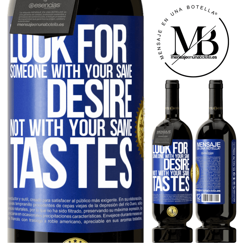 29,95 € Free Shipping | Red Wine Premium Edition MBS® Reserva Look for someone with your same desire, not with your same tastes Blue Label. Customizable label Reserva 12 Months Harvest 2014 Tempranillo
