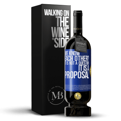 «We know each other? It is not a question, it is a proposal» Premium Edition MBS® Reserve