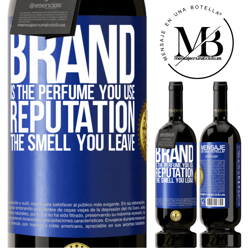 29,95 € Free Shipping | Red Wine Premium Edition MBS® Reserva Brand is the perfume you use. Reputation, the smell you leave Blue Label. Customizable label Reserva 12 Months Harvest 2014 Tempranillo