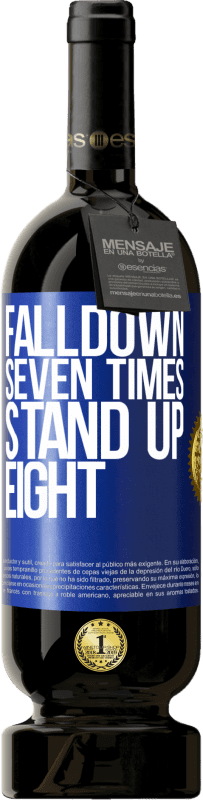 49,95 € 免费送货 | 红酒 高级版 MBS® 预订 Falldown seven times. Stand up eight 蓝色标签. 可自定义的标签 预订 12 个月 收成 2016 Tempranillo