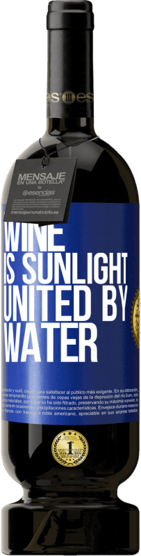 49,95 € Free Shipping | Red Wine Premium Edition MBS® Reserve Wine is sunlight, united by water Blue Label. Customizable label Reserve 12 Months Harvest 2015 Tempranillo