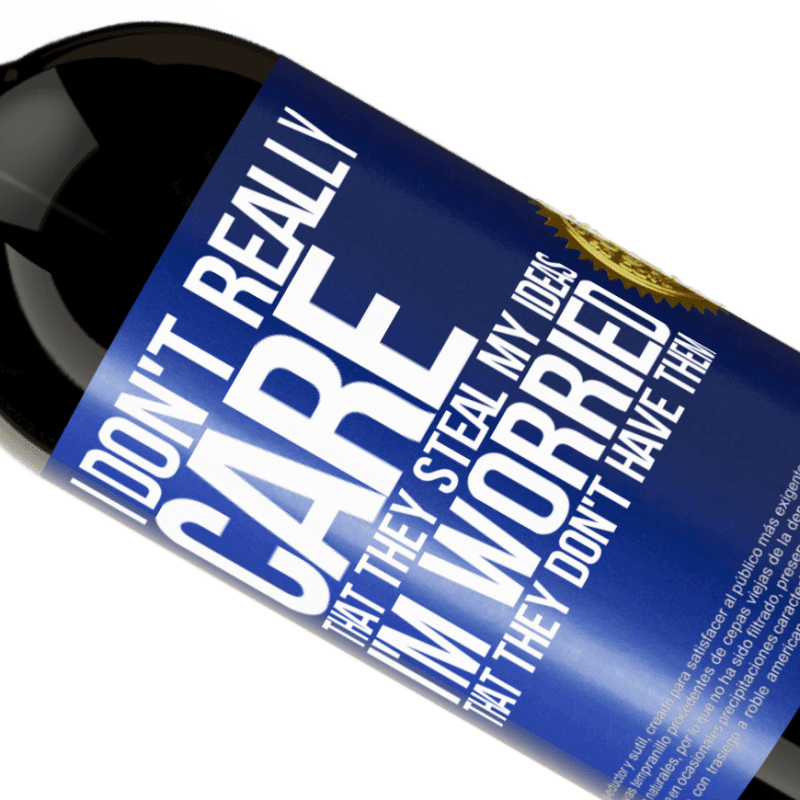 39,95 € Free Shipping | Red Wine Premium Edition MBS® Reserva I don't really care that they steal my ideas, I'm worried that they don't have them Blue Label. Customizable label Reserva 12 Months Harvest 2015 Tempranillo