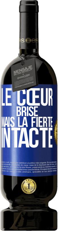 49,95 € Envoi gratuit | Vin rouge Édition Premium MBS® Réserve Le cœur brisé. Mais la fierté intacte Étiquette Bleue. Étiquette personnalisable Réserve 12 Mois Récolte 2015 Tempranillo