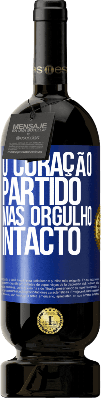 49,95 € Envio grátis | Vinho tinto Edição Premium MBS® Reserva O coração partido Mas orgulho intacto Etiqueta Azul. Etiqueta personalizável Reserva 12 Meses Colheita 2015 Tempranillo