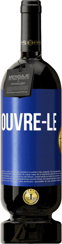 49,95 € Envoi gratuit | Vin rouge Édition Premium MBS® Réserve Ouvre-le Étiquette Bleue. Étiquette personnalisable Réserve 12 Mois Récolte 2015 Tempranillo