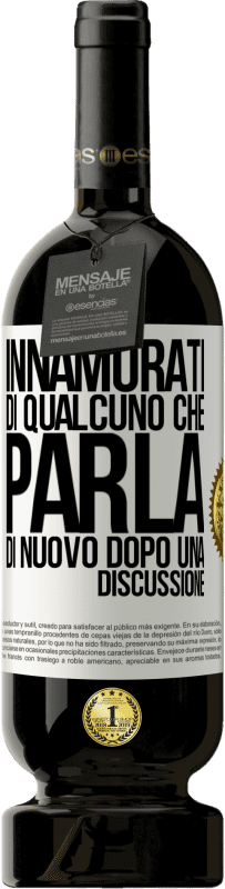 49,95 € Spedizione Gratuita | Vino rosso Edizione Premium MBS® Riserva Innamorati di qualcuno che parla di nuovo dopo una discussione Etichetta Bianca. Etichetta personalizzabile Riserva 12 Mesi Raccogliere 2016 Tempranillo