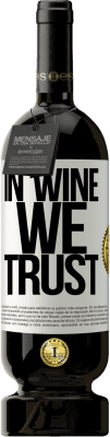 49,95 € 送料無料 | 赤ワイン プレミアム版 MBS® 予約する in wine we trust ホワイトラベル. カスタマイズ可能なラベル 予約する 12 月 収穫 2016 Tempranillo