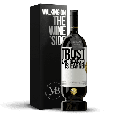 «Trust is not requested, it is earned» Premium Edition MBS® Reserve